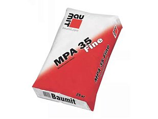 Штукатурная смесь Baumit MPA 35 Fine.