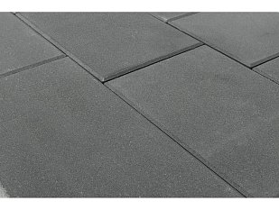 Тротуарная плитка Браер Триада, Серый, h=60 мм.