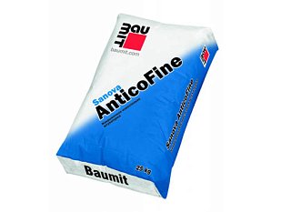 Накрывочная известковая штукатурка Baumit Sanova AnticoFine.
