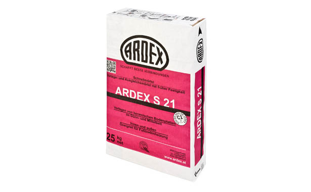 Эластичный клей для плитки ARDEX S 21 быстрый.
