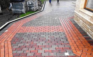 Тротуарная плитка, клинкерная брусчатка Feldhaus Klinker P241KF 200x100x45 - Фото 5