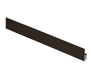 G-планка сталь оцинкованная с полимерным покрытием Polyester Темно-коричневый (RR32).