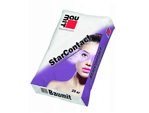 Клеевой и базовый штукатурный состав Baumit StarContact.