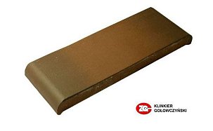 Парапетная плитка ZG Clinker, цвет дуб, размер КР30, 305x110x25 - Фото 