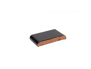 Парапетная плитка ZG Clinker, цвет темно-коричневый, размер КР20, 190x110x25.