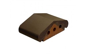 Профильный кирпич ZG Clinker, цвет коричневый, артикул К12, 170x110x65 - Фото 