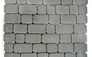 Тротуарная плитка Ривьера, Серый, h=60 мм - Фото 