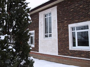Облицовочный фасадный кирпич Константиново.