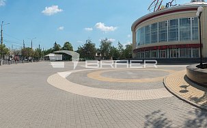 Тротуарная плитка Классико круговая, Серебристый, h=60 мм - Фото 