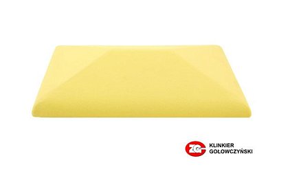 Керамический колпак на забор ZG Clinker, цвет желтый, CP, размер 300х425