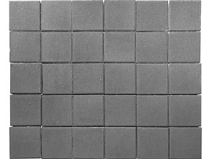 Тротуарная плитка Лувр, Серый, h=60 мм.