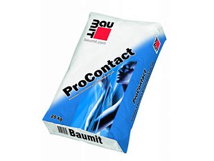 Клеевой и базовый штукатурный состав Baumit ProContact.