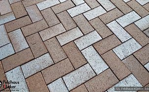 Тротуарная плитка, клинкерная брусчатка Feldhaus Klinker Р705SKF - Фото 