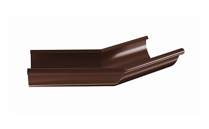 Угол желоба Aquasystem наружный 135° коричневый (RAL8017)