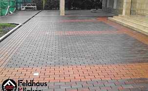 Тротуарная плитка, клинкерная брусчатка Feldhaus Klinker P409SKF 200x100x40 - Фото 19