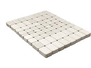 Тротуарная плитка Классико, Белый, h=60 мм.