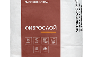Стяжка пола высокопрочная Фиброслой Зимняя серия, 25 кг - Фото 