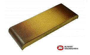 Парапетная плитка ZG Clinker, цвет желтый тушевой, размер КР30, 305x110x25 - Фото 