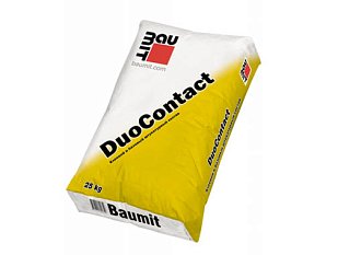 Клеевой и базовый штукатурный состав Baumit DuoContact.