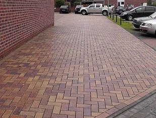 Тротуарная плитка | Тротуарный кирпич ABC-Klinkergruppe Herbstlaub-geflammt, 200х100х18 мм.