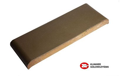 Парапетная плитка ZG Clinker, цвет коричневый, размер КР30, 305x110x25