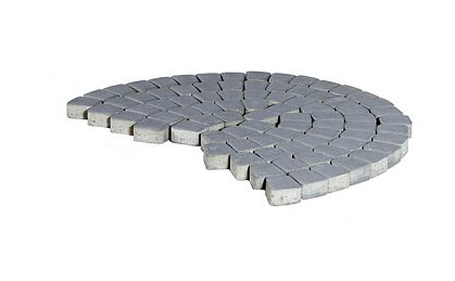 Тротуарная плитка Классико круговая, Грифильный, h=60 мм