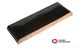Парапетная плитка ZG Clinker, цвет темно-коричневый, размер КР30, 305x110x25 - Фото 