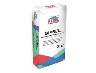 Гипсовый клей Perel GIPSEL для монтажа ПГП, ГКЛ, ГВЛ.