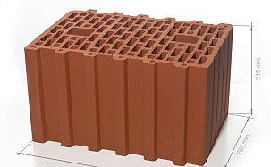 Керамический блок 38 ( Крупноформатный поризованный блок Ceramic Thermo 10,7 NF ) - Фото 