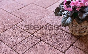Тротуарная плитка Steingot Бавария "Rosa Sardo" - Фото 