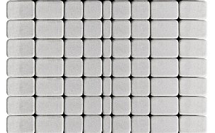 Тротуарная плитка Классико, Серебристый, h=60 мм - Фото 