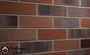 Облицовочный клинкерный кирпич Feldhaus klinker K560DF carbona ardor colori - Фото 4