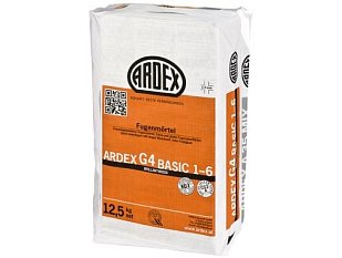 Заполнитель для швов, цементный ARDEX G4 BASIC 1-6.