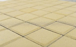 Тротуарная плитка Лувр, Песочный, h=60 мм, 200x200 - Фото 