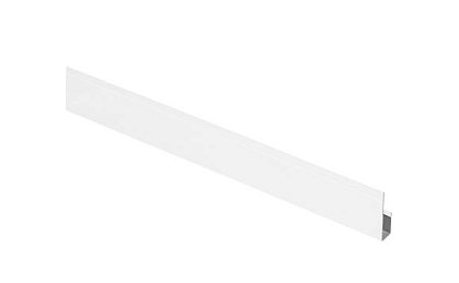G-планка алюминий с полимерным покрытием Polyester Мраморно-белый (RR20 PE)