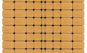 Тротуарная плитка Классико, Медовый, h=60 мм - Фото 