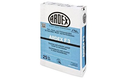 Шпаклевка цементная ARDEX F3 5 кг белая