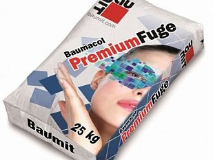Затирка для швов Baumocol Premium Fuge Cерый Цементно-серый (BPFCG25).