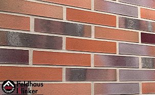 Облицовочный клинкерный кирпич Feldhaus klinker K560DF carbona ardor colori - Фото 2