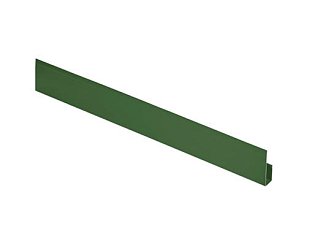 G-планка сталь оцинкованная с полимерным покрытием GreenCoat Pural BT Зеленый мох (RAL6005).
