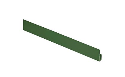 G-планка сталь оцинкованная с полимерным покрытием GreenCoat Pural BT Зеленый мох (RAL6005)