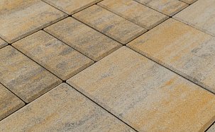 Тротуарная плитка Мозайка, Color Mix "Песчаник", h=60 мм - Фото 