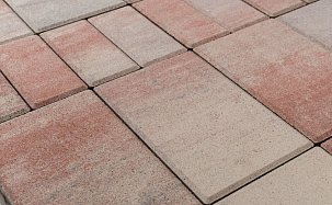 Тротуарная плитка Мозайка, Color Mix "Фламинго", h=60 мм - Фото 