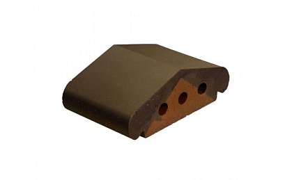 Профильный кирпич ZG Clinker, цвет коричневый, артикул К12, 170x110x65