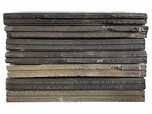 Кирпич Laterem Antique Ригель черный, 450x110x45 мм, Клинкерный кирпич.