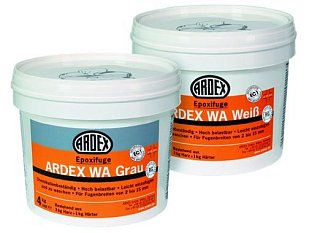 ARDEX Заполнитель для швов ARDEX WA серебристо-серый.