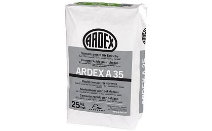 Быстротвердеющий цемент для стяжки для внутренних работ ARDEX A 35