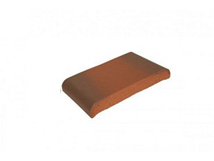 Парапетная плитка ZG Clinker, цвет каштановый, размер КР20, 190x110x25.
